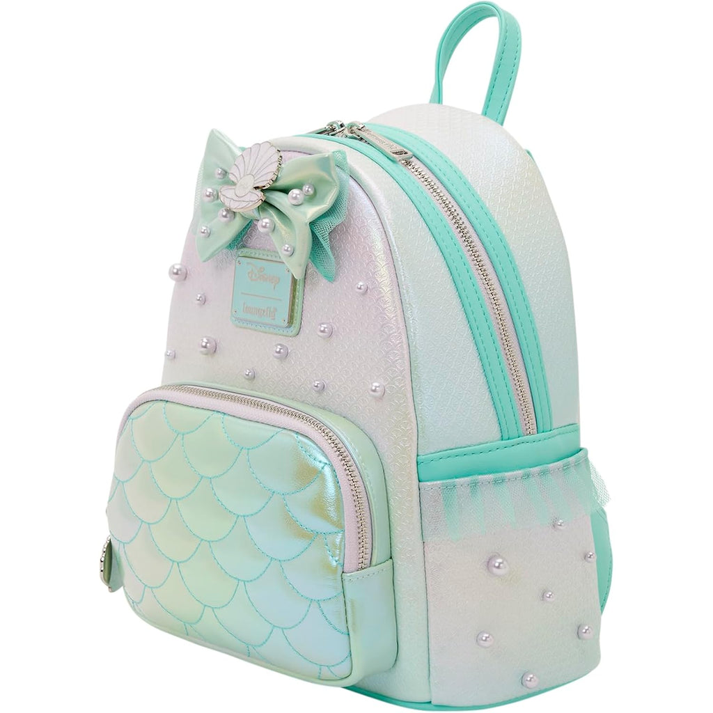 Loungefly The Little Mermaid Iridescent Pearl Mini Backpack