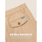 Chubbies Chino Shorts Men 7 Inch - Mens Shorts Casual With Elastic Waistband, Side And Back Pockets, Stretch Cotton Blend