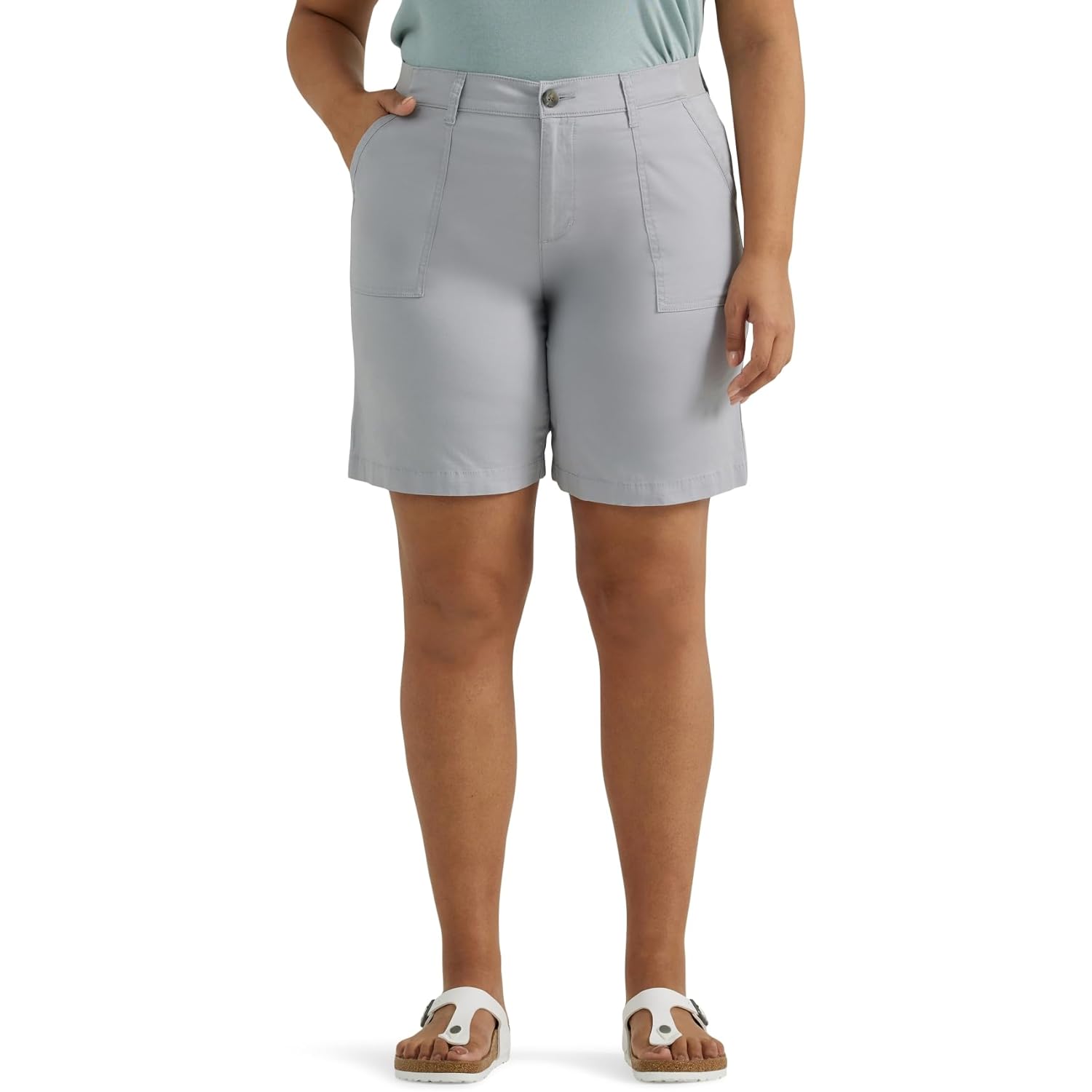 Women's Plus Size Ultra Lux Comfort with Flex-to-go Utility Bermuda Short