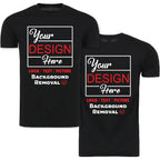 Personalized Image/Text For Your Company/Wedding/Greetings With Digital Printing | Unisex Adult | Custom T-Shirt