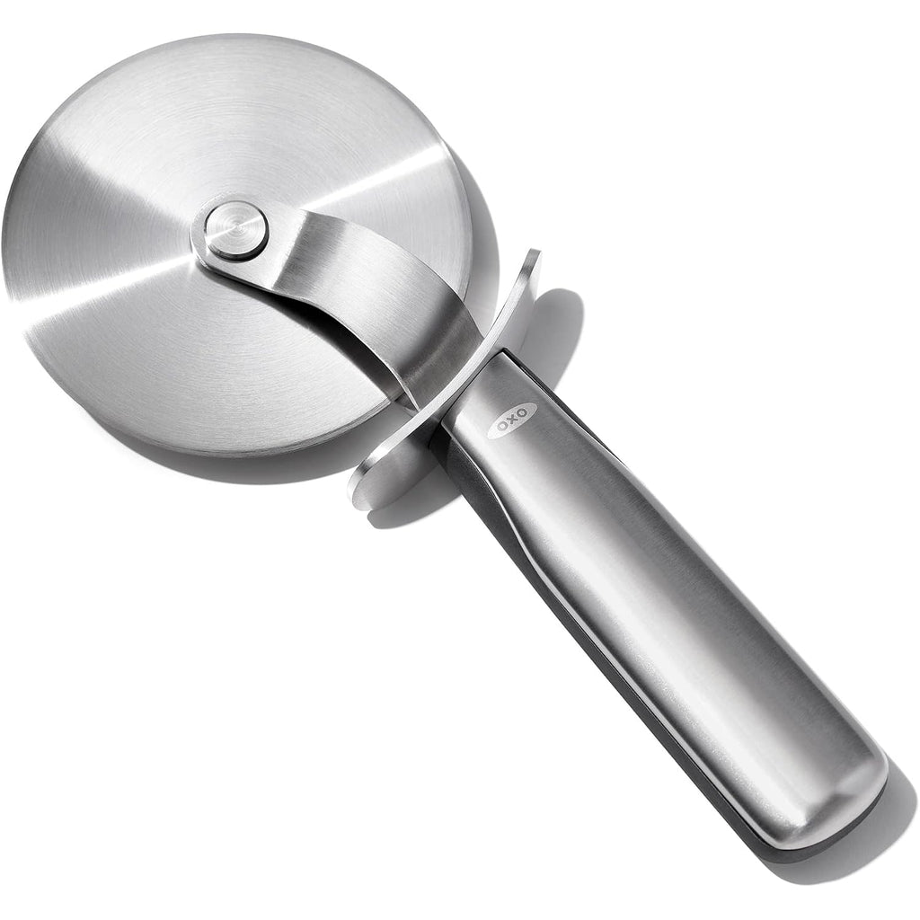 Oxo Steel 4" Pizza Wheel | Large 10Cm Diameter Stainless Steel Wheel That Can Cut Thin Or Thick Pasta