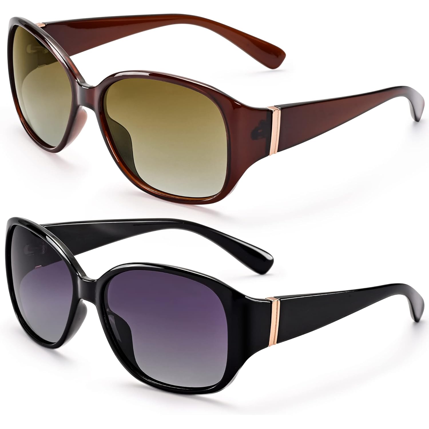 EYEGUARD Polarized Sunglasses for Women Retro Vintage Driving Sun glasses UV400 Protection