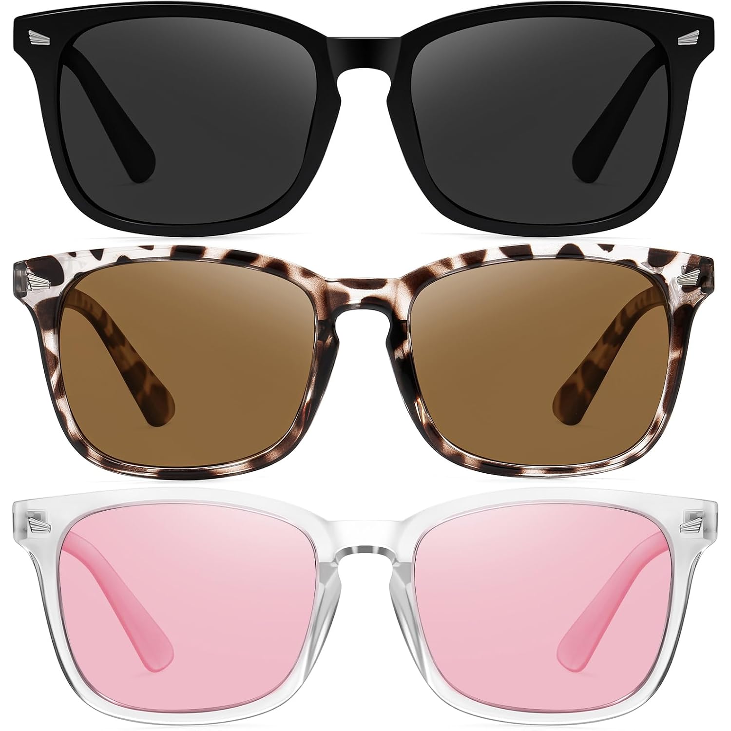 Ougenni Sunglasses For Women Men Vintage Hd Vision Women Sunglasses Classic Retro Uv Protection Lens