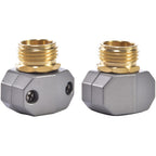 Zinc And Brass Male Clamp Coupling,Fits 3/4" Or 5/8" Garden Hose Repair Fitting | Sanpaint Zinc And Brass Male Hose End Repair