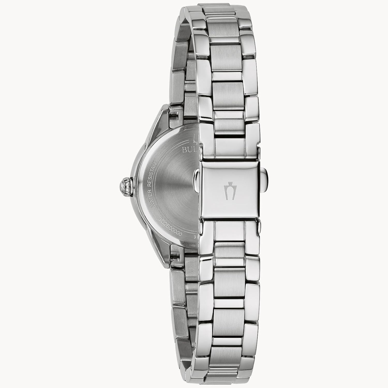 Bulova Women'S Analogue Quartz Watch With Stainless Steel Strap 96P249, Silver, Bracelet