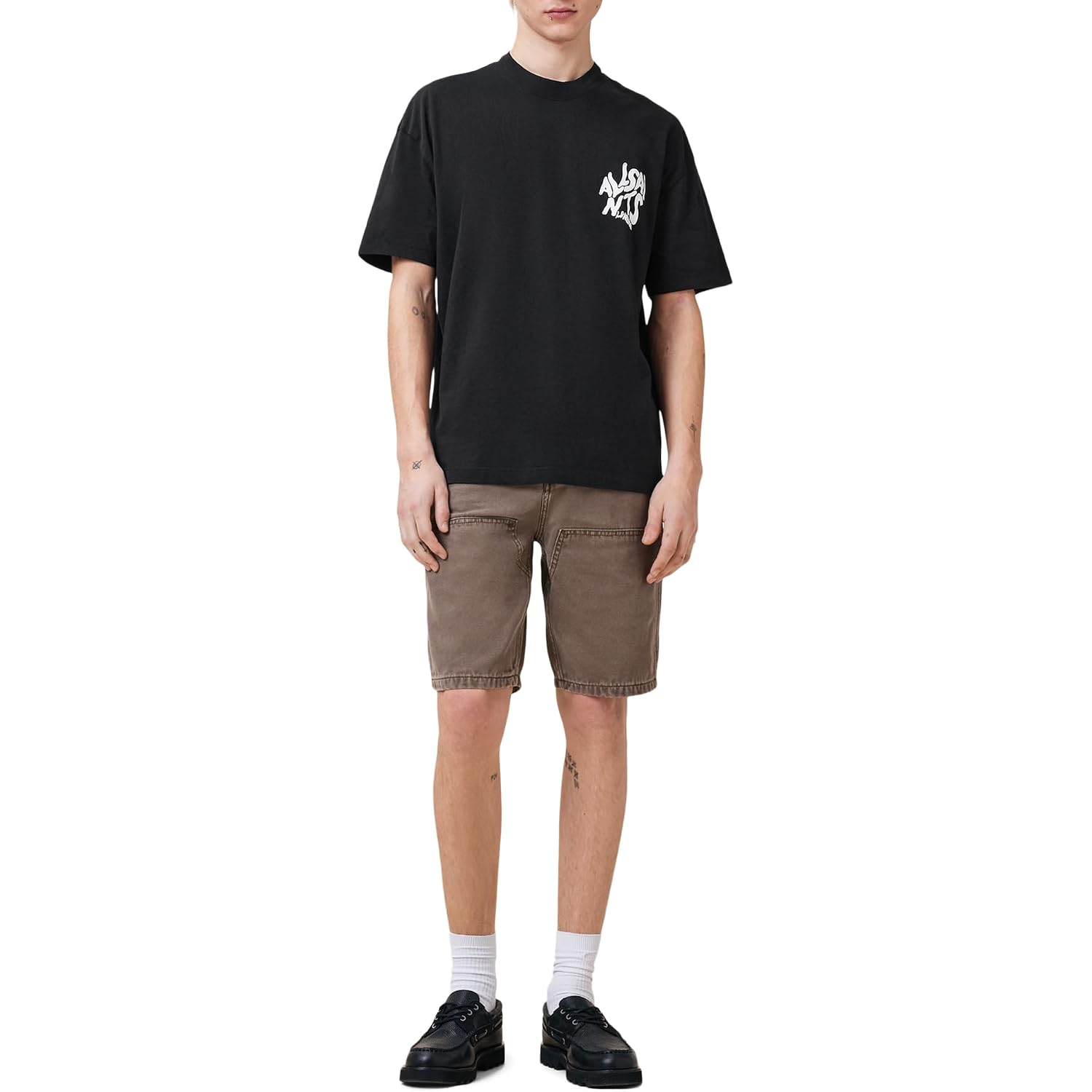 Allsaints Orlando Short Sleeve Crew