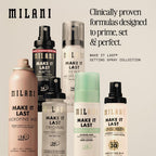Milani Setting Spray + Primer, Make It Last Original - Natural Finish with Niacinamide for Hydration, Setting Spray for Makeup and Face Primer, 3-in-1 Prime + Hydrate + Set, 2.03 Fl. Oz