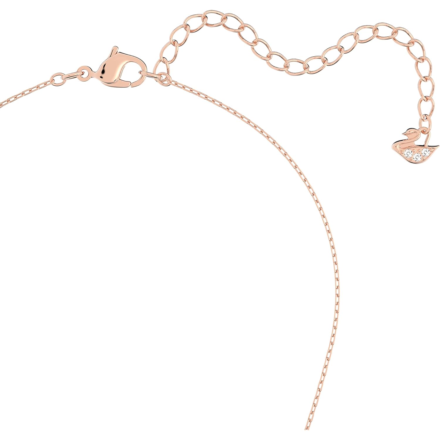 Swarovski Infinity Heart Jewelry Collection, Necklaces and Bracelets, Rose Gold & Rhodium Tone Finish, Clear Crystals