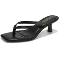 Women'S Kitten Heels Sandals Square Open Toe Flip Flop Heels 1.8-2 Inch Heeled Sandals For Women