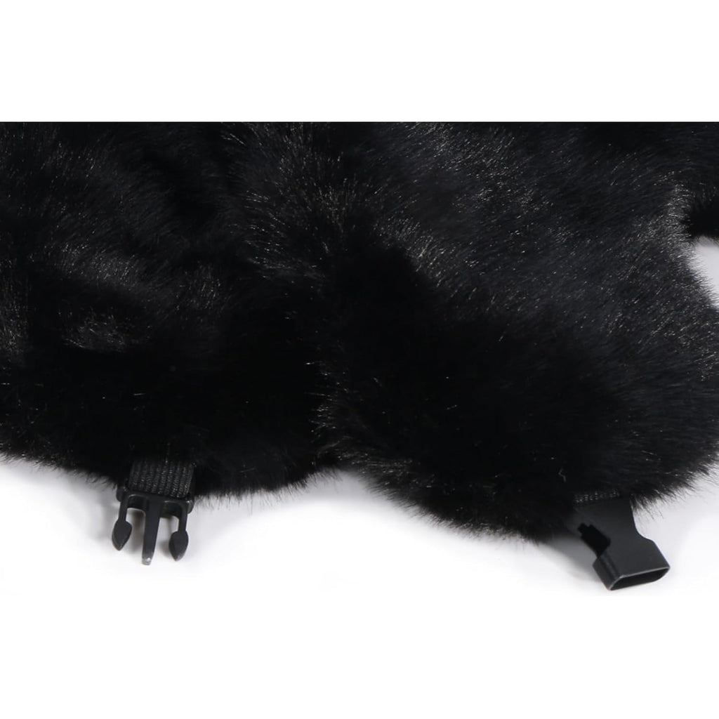 TZ Promise Men Women Winter Fuzzy Fluffy Solid Trapper Hats Windproof Hood Russian Trooper Warm Ear Flaps Cold Weather