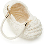Jusavie Bohemia Crochet Handwoven Seashell Bag Women Summer Beach Bag Boho Evening Clutch Purses Shoulder Crossbody Bags 2026