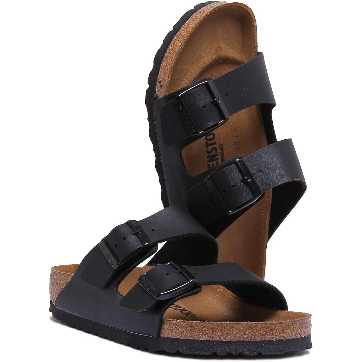 Birkenstock Birk-51791 Arizona Sandals, Black, 39