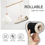 House Slippers For Women Men Indoor Barefoot Slippers Socks Furry Slip On House Shoes Cozy Comfy For Home Bedroom Travel Yoga