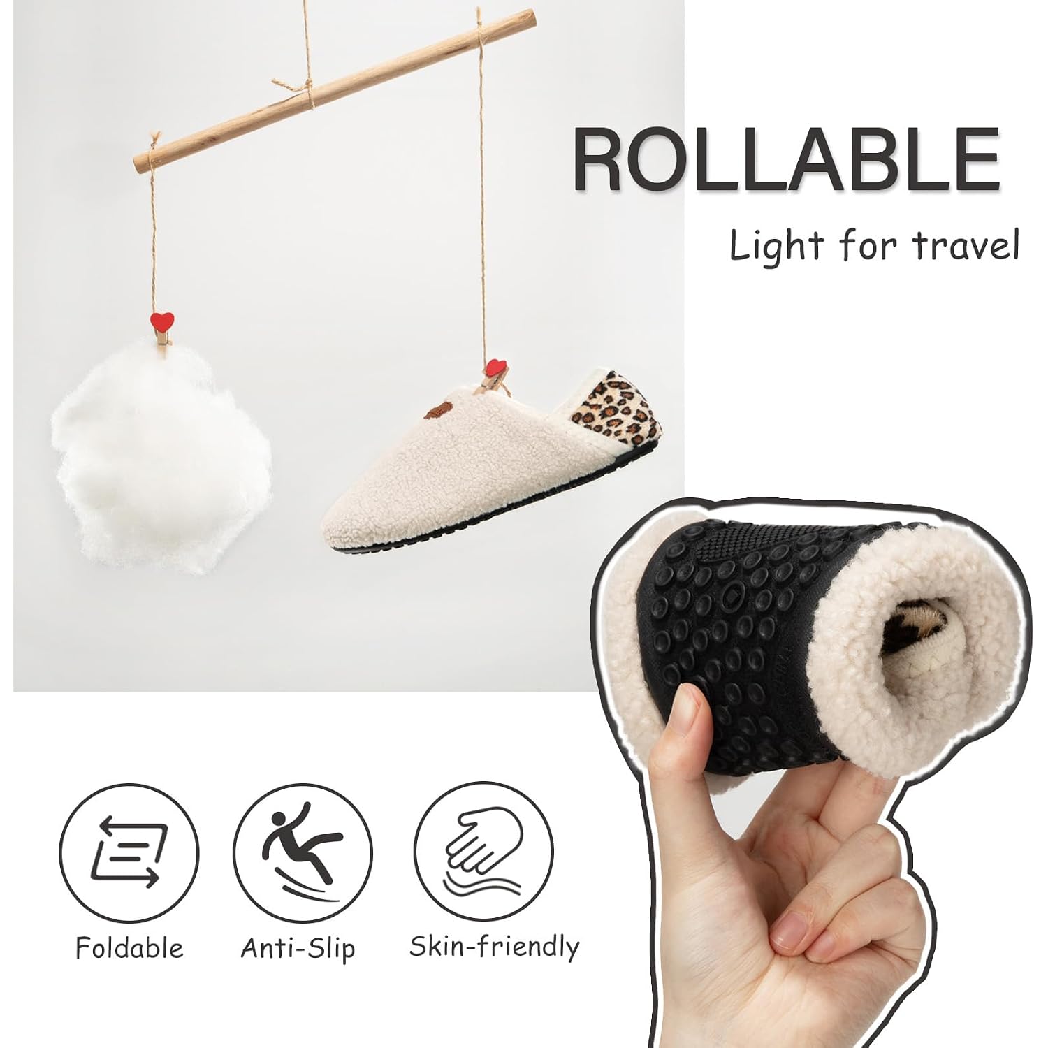 House Slippers For Women Men Indoor Barefoot Slippers Socks Furry Slip On House Shoes Cozy Comfy For Home Bedroom Travel Yoga