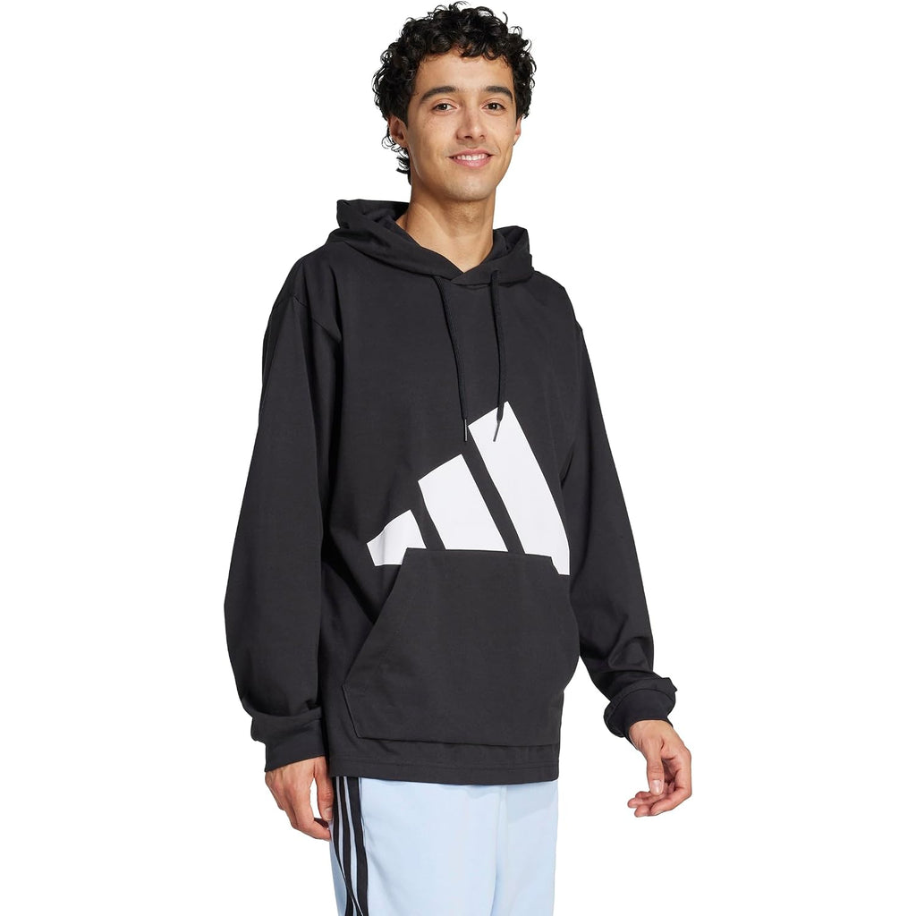 Adidas Men'S Essentials Big Logo Single Jersey Hoodie