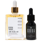 GODA Pheromones Perfume for Women + Silk Body Oil Bundle – Long-Lasting Floral Fragrance with Jasmine & Rose + Firming Anti-Aging Hydrating Body Oil 100ml – Vegan, Cruelty-Free, Luxury Gift Set, 15ml