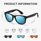 Masdun 3 Pack Polarized Retro Sunglasses For Women Men, Classic Retro Sun Glasses, For Driving Travel Outdoor