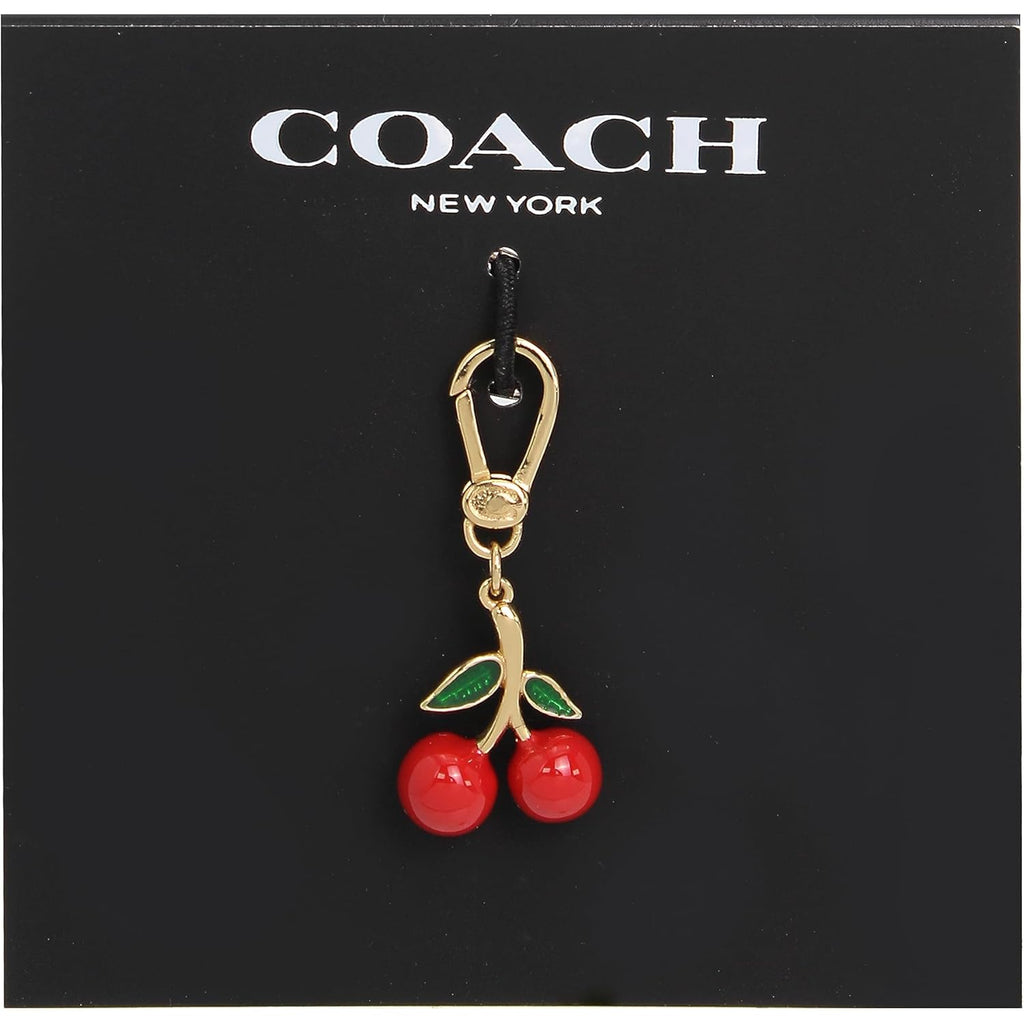COACH Collectible Cherry Charm Gold One Size