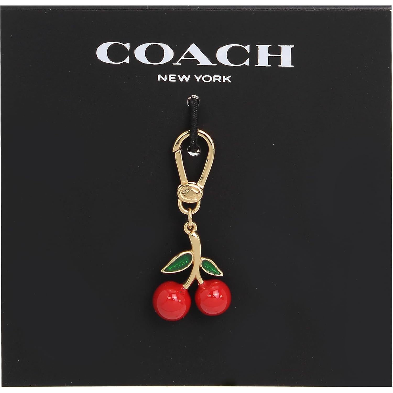 COACH Collectible Cherry Charm Gold One Size