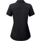 Button Down Shirts for Women Short Sleeve Dress Shirt Stretch Wrinkle Free Business Casual Office Blouse Work Tops