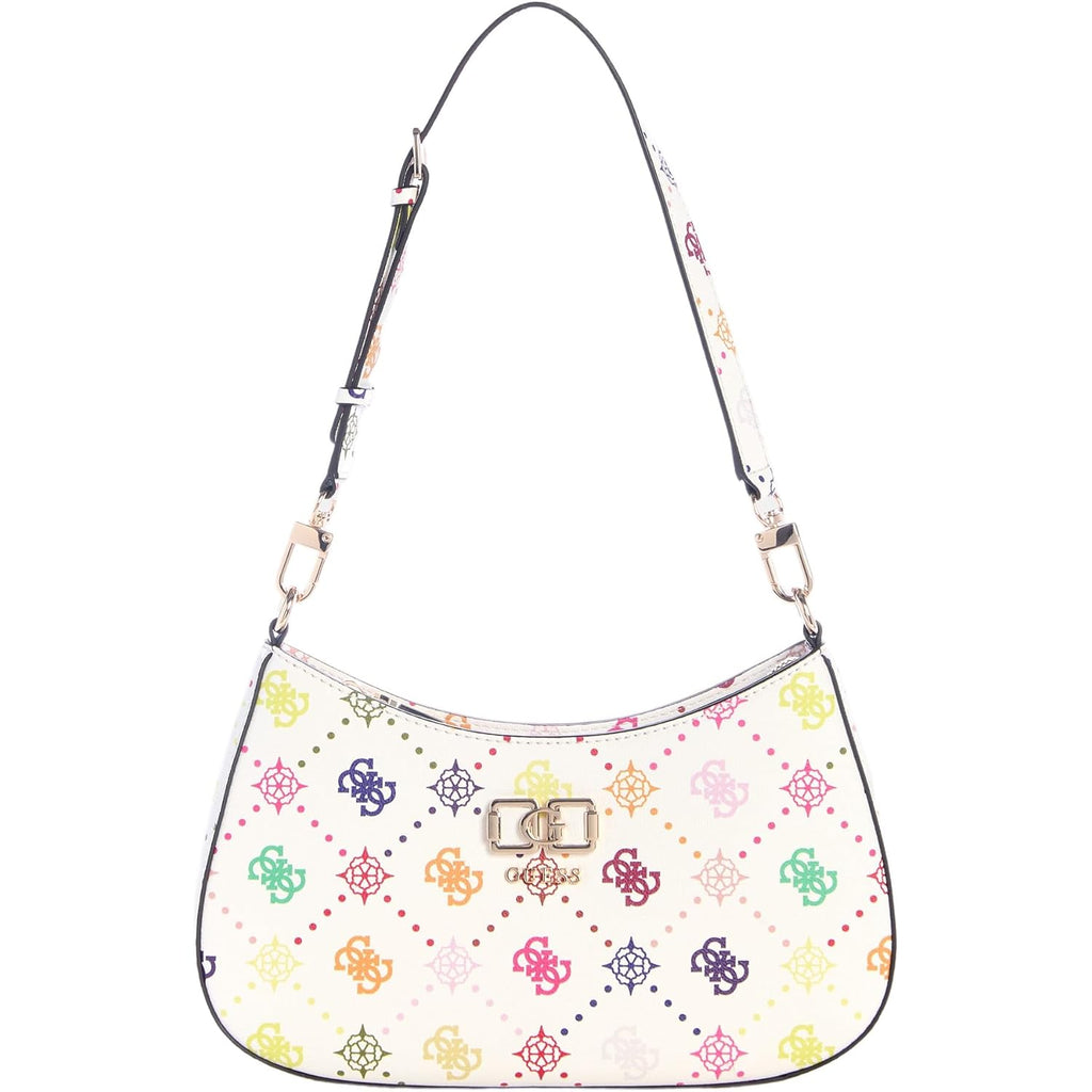 Guess Emelie Logo Top Zip Shoulder Bag