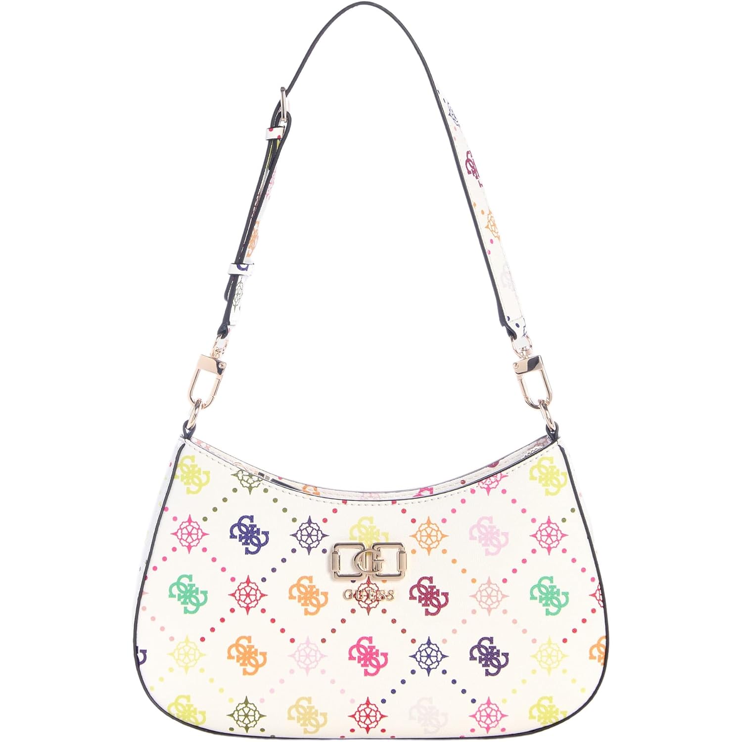 Guess Emelie Logo Top Zip Shoulder Bag