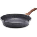 SENSARTE Nonstick Frying Pan Skillet, Swiss Granite Coating Omelette Pan, Healthy Stone Cookware Chef's Pan, PFOA Free (9.5 Inch)