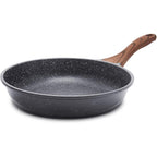 SENSARTE Nonstick Frying Pan Skillet, Swiss Granite Coating Omelette Pan, Healthy Stone Cookware Chef's Pan, PFOA Free (9.5 Inch)