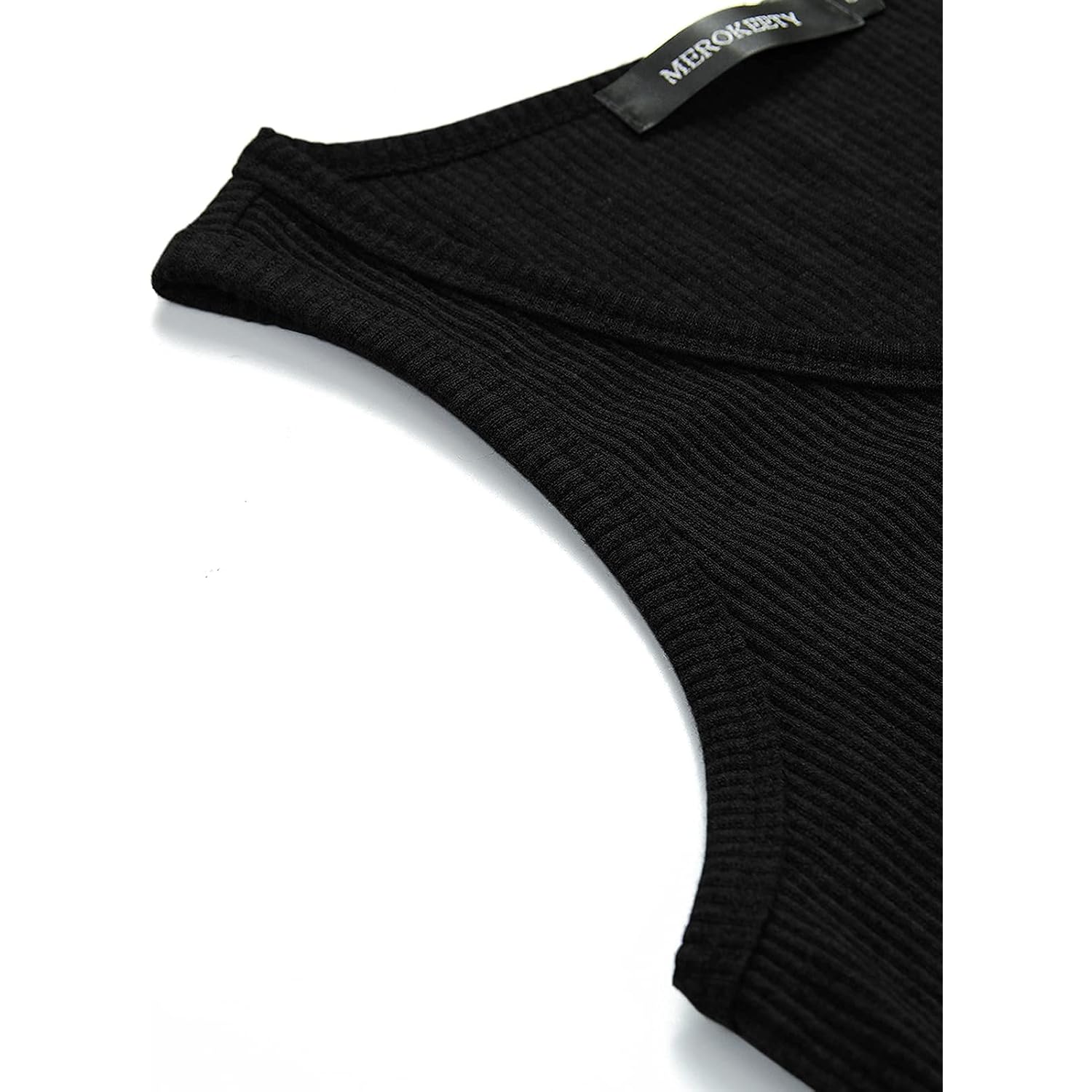 Merokeety Women'S 2026 Summer Sleeveless Tank Tops V Neck Ribbed Dressy Casual Henley Shirts Button Loose Cami Tees