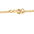 Galaxy Gold GG 14K Solid Gold Necklace with Diamonds and Emerald