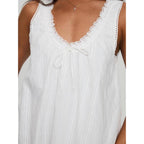 Womens Babydoll Tank Dress Y2K Lace Trim Square Neck Mini Dress Loose Aesthetic Sleeveless Flowy Backless Short Sundress