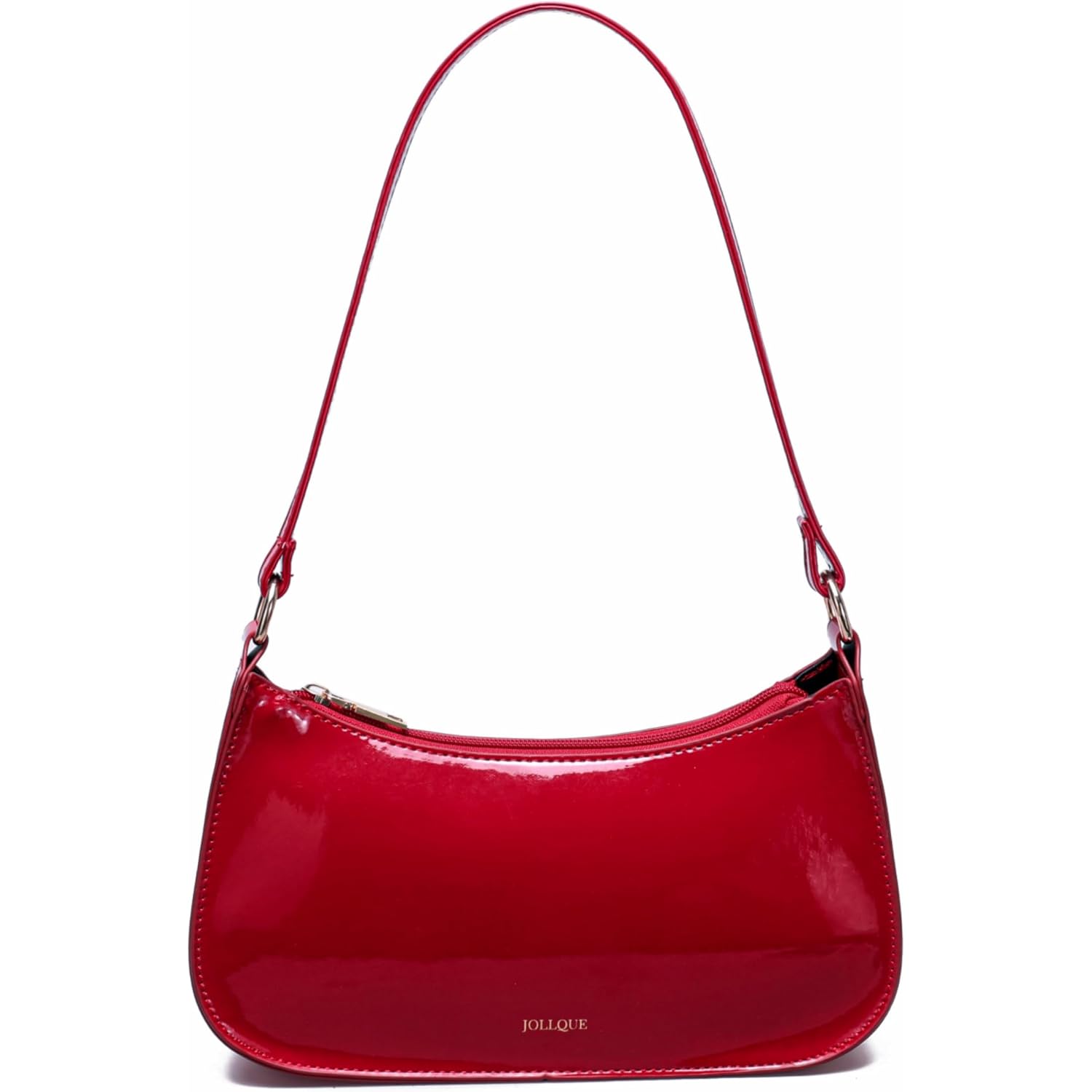 Shoulder Bag For Women, Small Under The Arm Patent Leather Purses, Mini Clutch Y2K Jelly Handbag Crossbody Bags