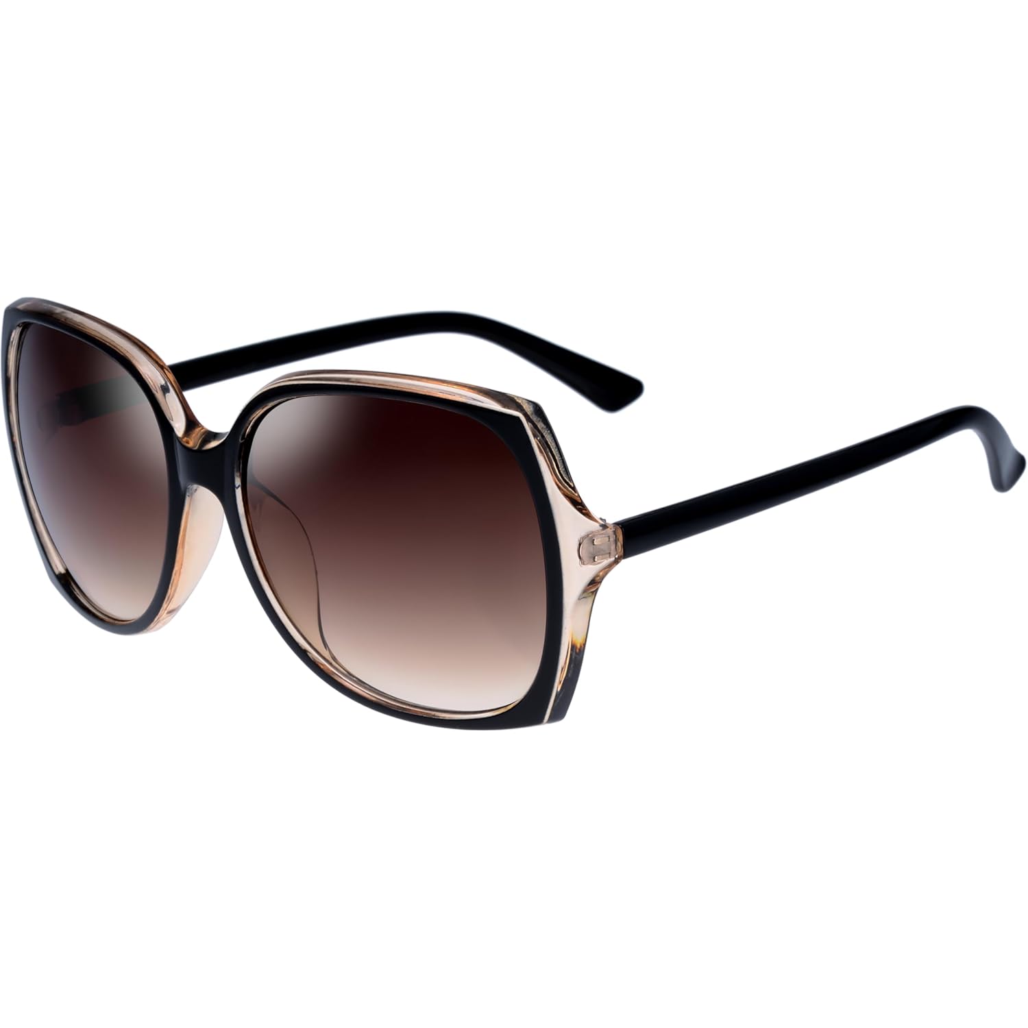 The Fresh Women's Oversized Square Jackie O Cat Eye Hybrid Butterfly Fashion Sunglasses - Exquisite Packaging