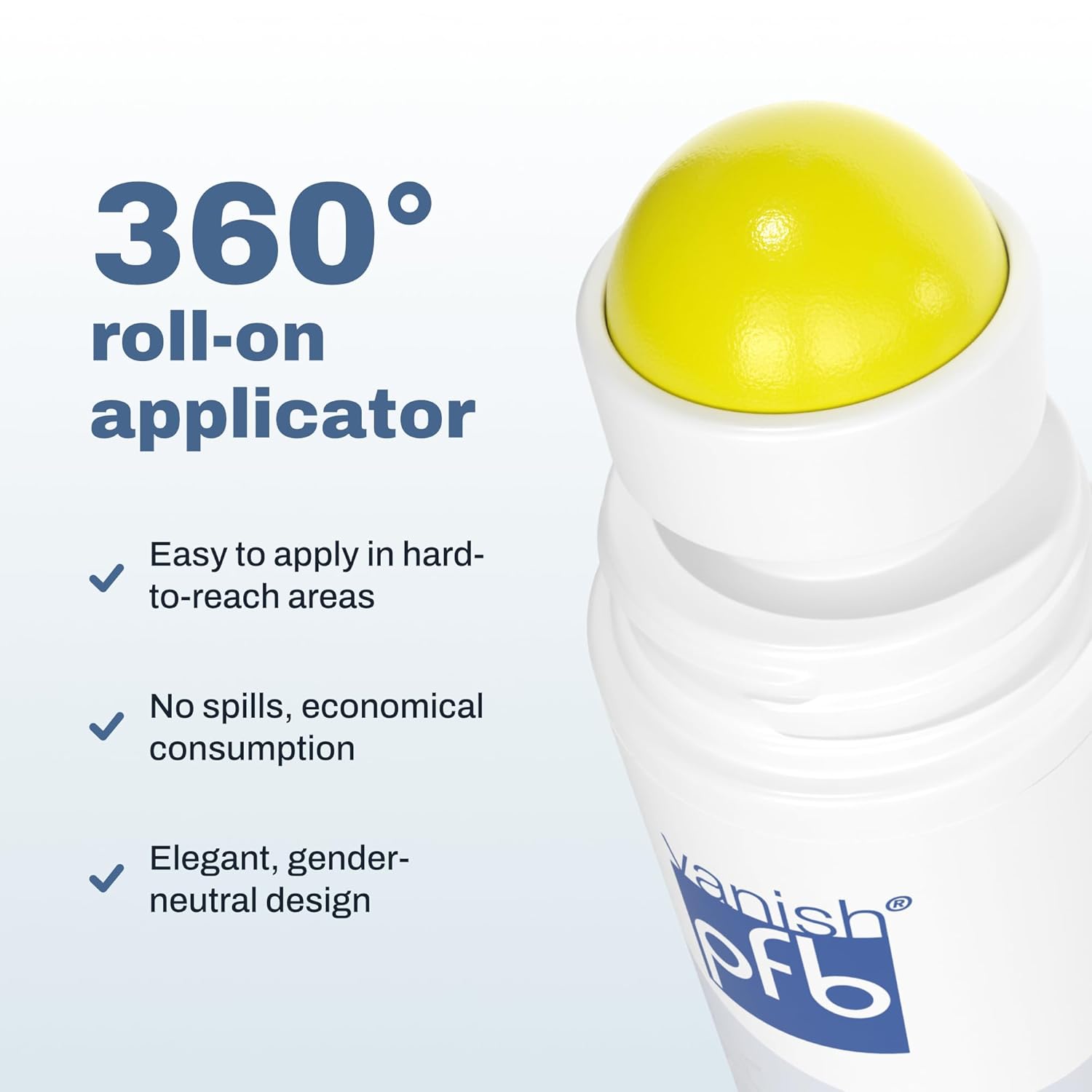 PFB Vanish Ultra with Chromabright & Shitake Mushroom, Triple Action Dark Spot Remover, Ingrown Hair & Razor Bump Stopper, Roll-On Skin Care Treatment, 93g – New Formula