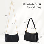 Purses For Women Shoulder Bag And Handbags,Small Leather Hobo Purse With Removable Straps | Cute, Retro