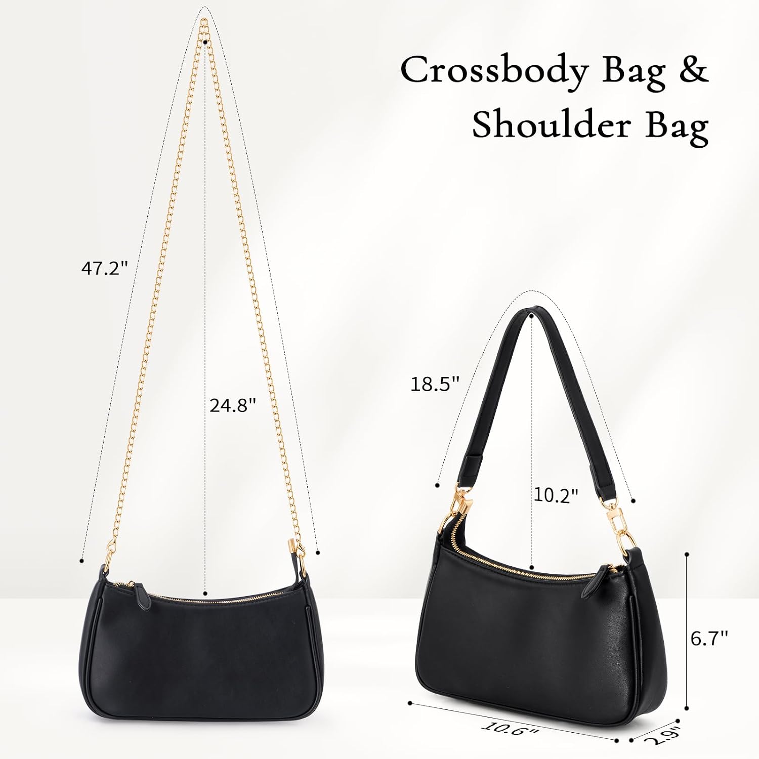 Purses For Women Shoulder Bag And Handbags,Small Leather Hobo Purse With Removable Straps | Cute, Retro