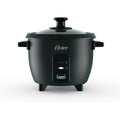 Oster Rice Cooker, 6 Cup Cooked (3 Cup Uncooked), Electric Rice Maker, Compact Size for Family Meals & Sides, Automatic Keep Warm, Nonstick Inner Pot, Black