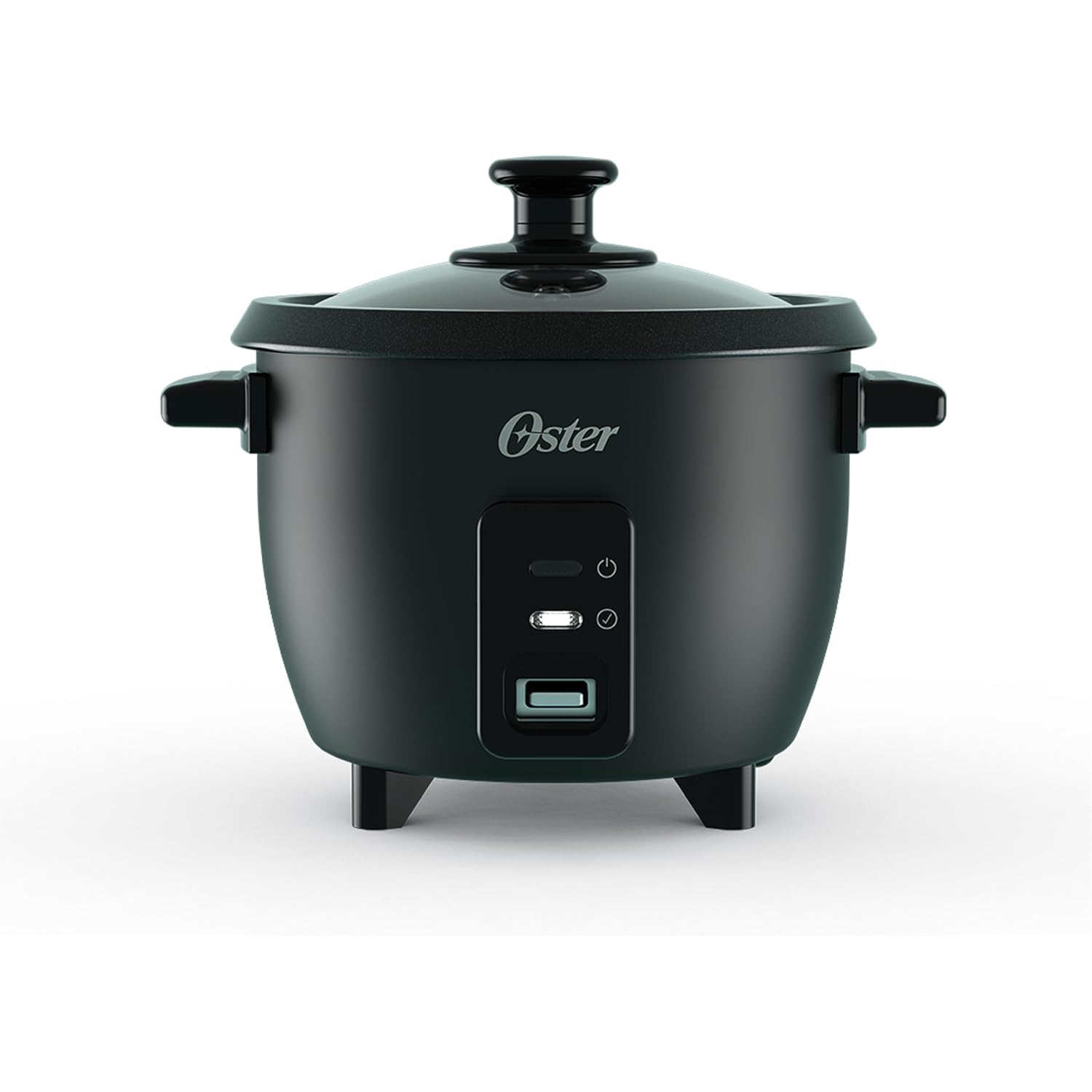 Oster Rice Cooker, 6 Cup Cooked (3 Cup Uncooked), Electric Rice Maker, Compact Size for Family Meals & Sides, Automatic Keep Warm, Nonstick Inner Pot, Black