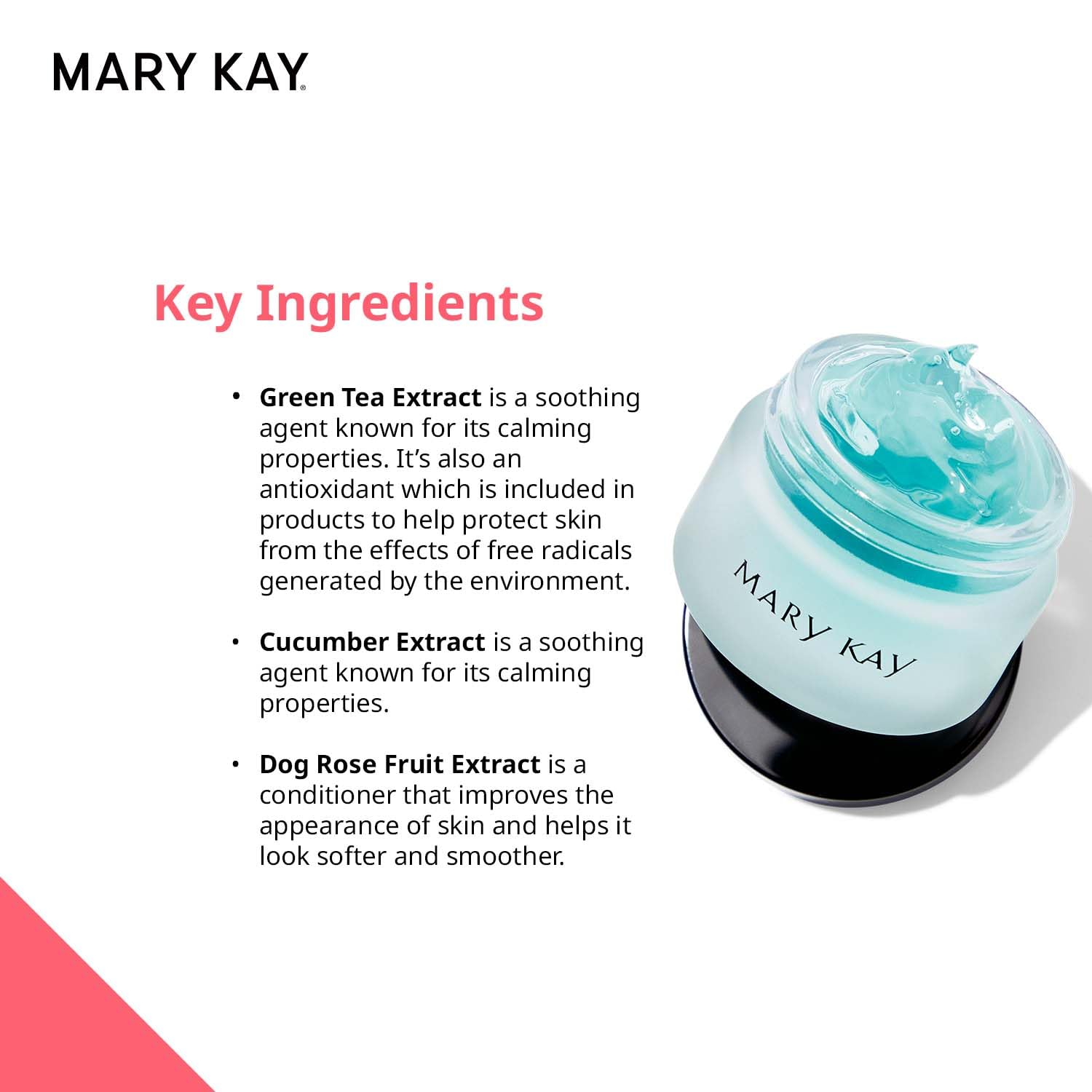 Mary Kay - Indulge Soothing Eye Gel - Cooling Moisturizing Formula With Green Tea & Cucumber Extracts For Puffy Eyes, Fragrance-Free - 0.4 Oz