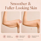 Crepe Skin Body Cream, Extra Large Size Body Skin Cream Lotion For Aging Crepe Skin With Collagen For Neck Arms Leg Deeply Moisturizer Cream, 10 Oz