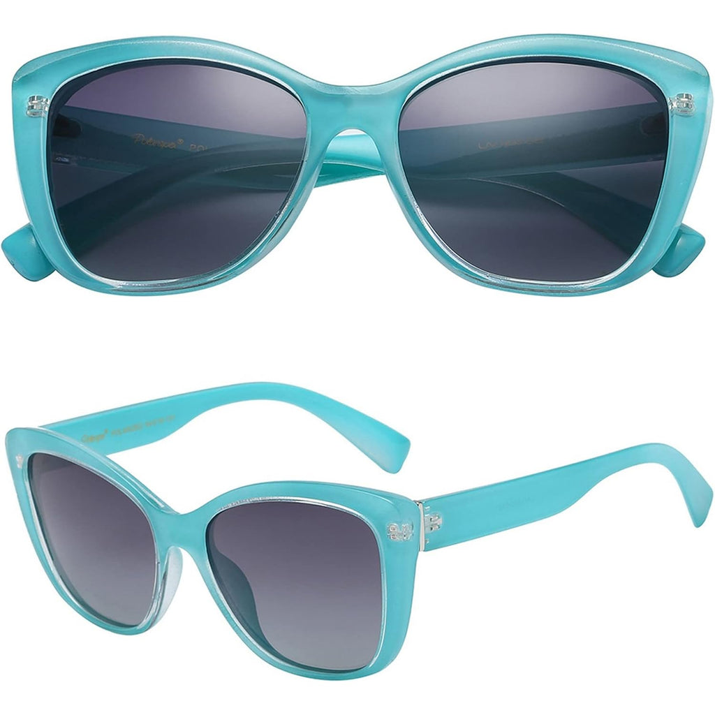 Polarspex Polarized Cat Eye Sunglasses For Women – Oversized Uv400 Celebrity Fashion Sun Glasses For Beach Or Driving