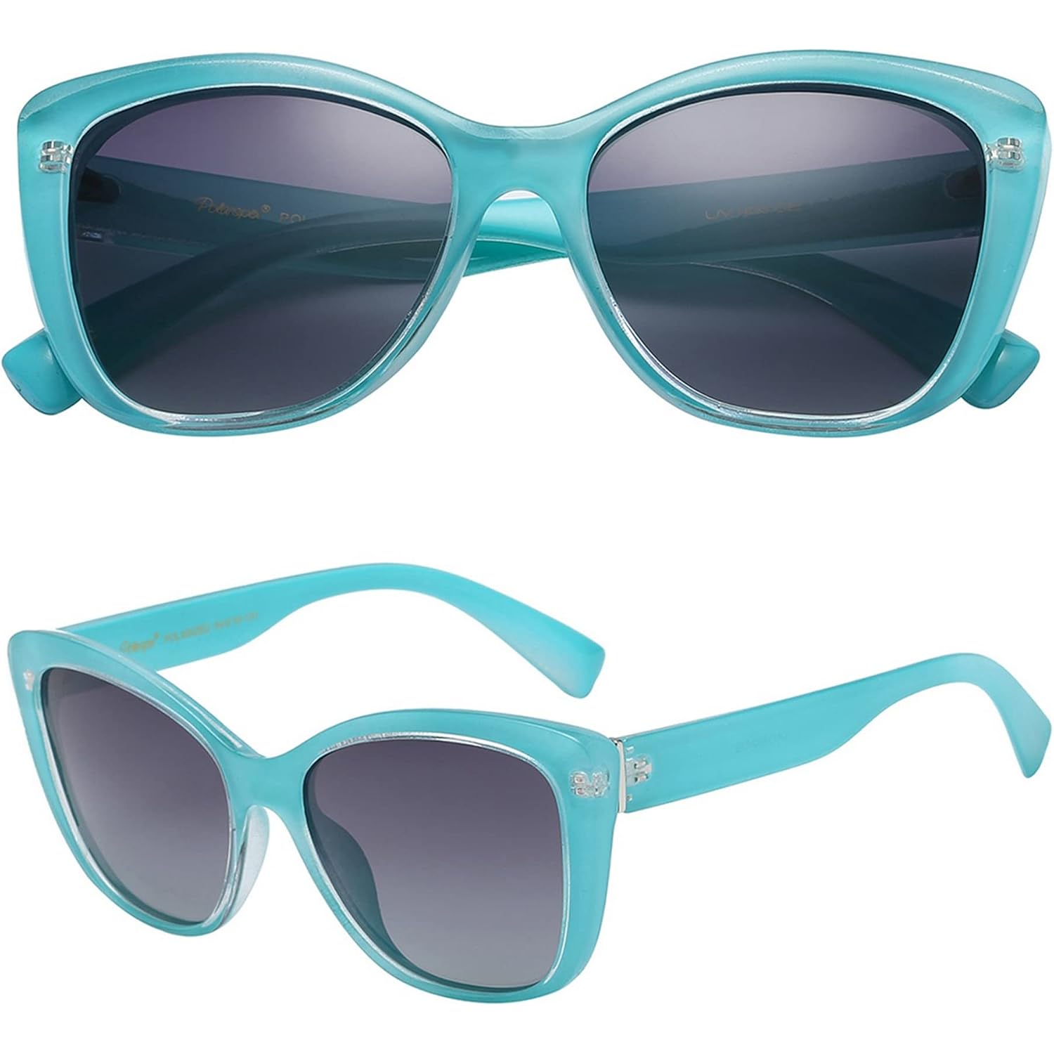 Polarspex Polarized Cat Eye Sunglasses For Women – Oversized Uv400 Celebrity Fashion Sun Glasses For Beach Or Driving
