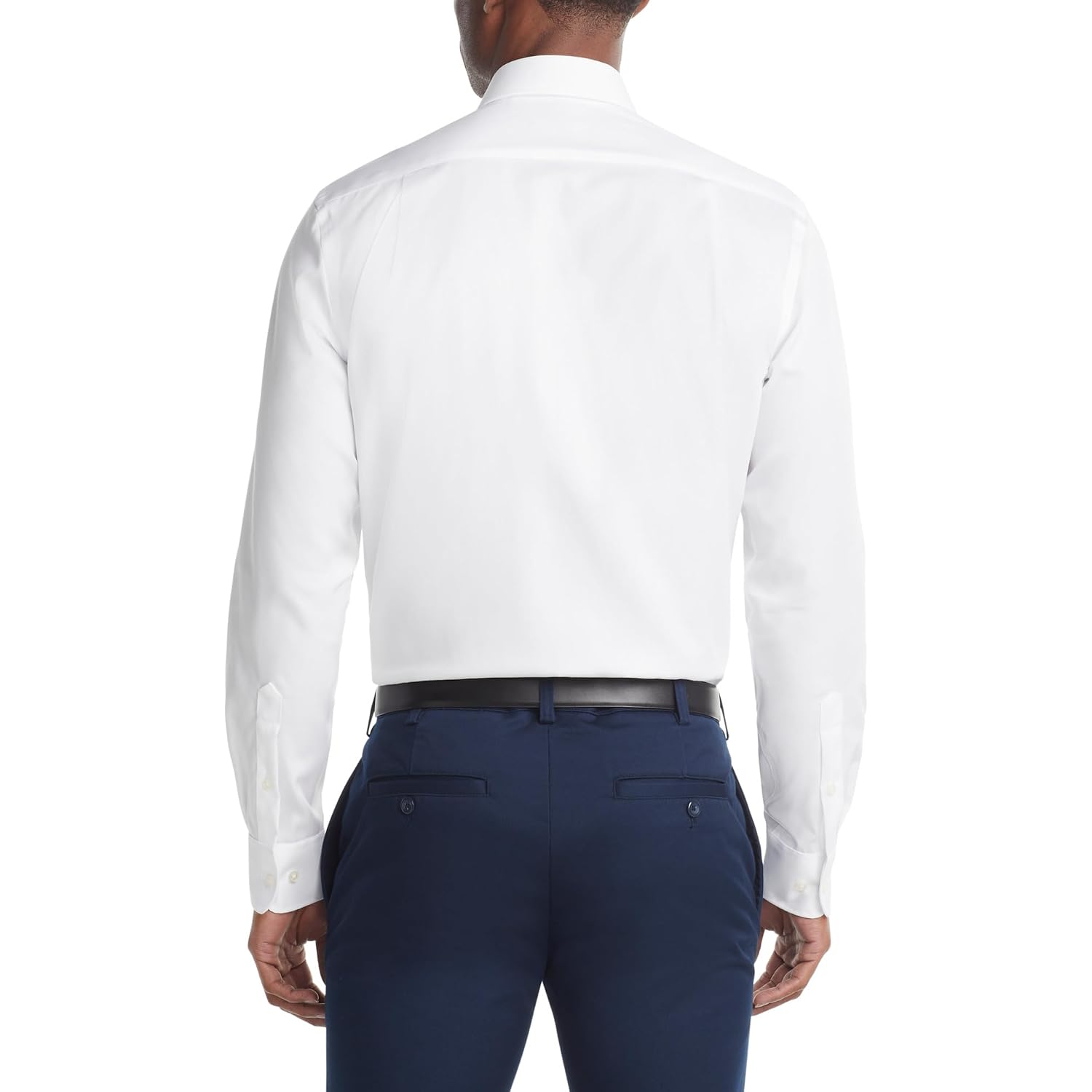 Tommy Hilfiger Men'S Regular Fit Non Iron Solid Dress Shirt - Amazon Exclusive
