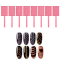 Magnet Nail Art Polish Tool Set, Cat Eye Gel Polish 3D Gel Cat Eye Plastic Tool-Suitable for DIY 3d Magnetic, Salon, Studio or Home 8 Piece