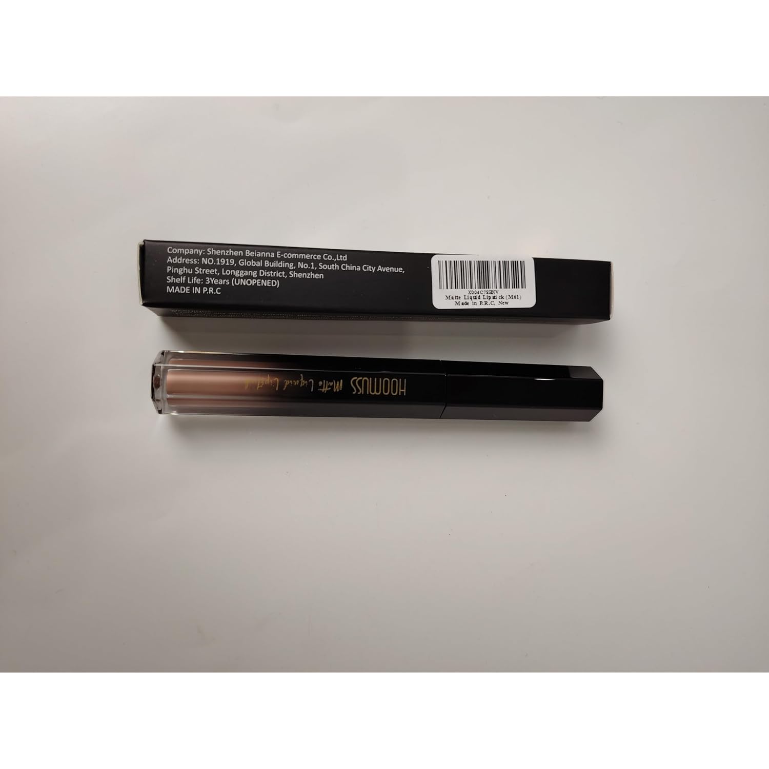 Nude Lipstick Long Lasting, Matte Liquid Lipsticks For Women Non Transfer Smudgeproof Smooth And Easy To Appy Cruelty Free Lip Color, M61 Latte Nude