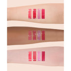 Flower Knows Violet Strawberry Rococo Glowy Lip Gloss,Moisturizing Shimmery Transparent Pink Plumping Lip Oil,Hydrating Lip Tint for Girls&Women,Vegan & Cruelty-Free,0.12 Fl Oz(G03 Berry Bomb)
