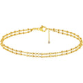 MFRYK Gold Ankle Bracelets for women,14k Gold/Silver Plated Waterproof Layered lightweight Cuban Link Figaro Chain Heart anklet butterfly anklet Pearl Ankle Bracelets Set Gold Anklets for women Trendy Jewelry Gift for Women