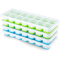 Ice Cube Trays 4 Pack, Airabc Silicone With Removable Lid, Easy-Release Flexible 14-Cube Trays, Lfgb Certified And Bpa Free, Stackable Covers For Cocktail, Freezer | Space-Saving And Stackable, Lfgb Certified And Bpa Free, Easy To Remove