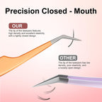 5pcs Eyelash Extension Tweezers High Precision，Straight and Curved Volume Lash Tweezers for Extensions，lash tweezers for eyelash extensions， Crafting， Girls Women Beginners