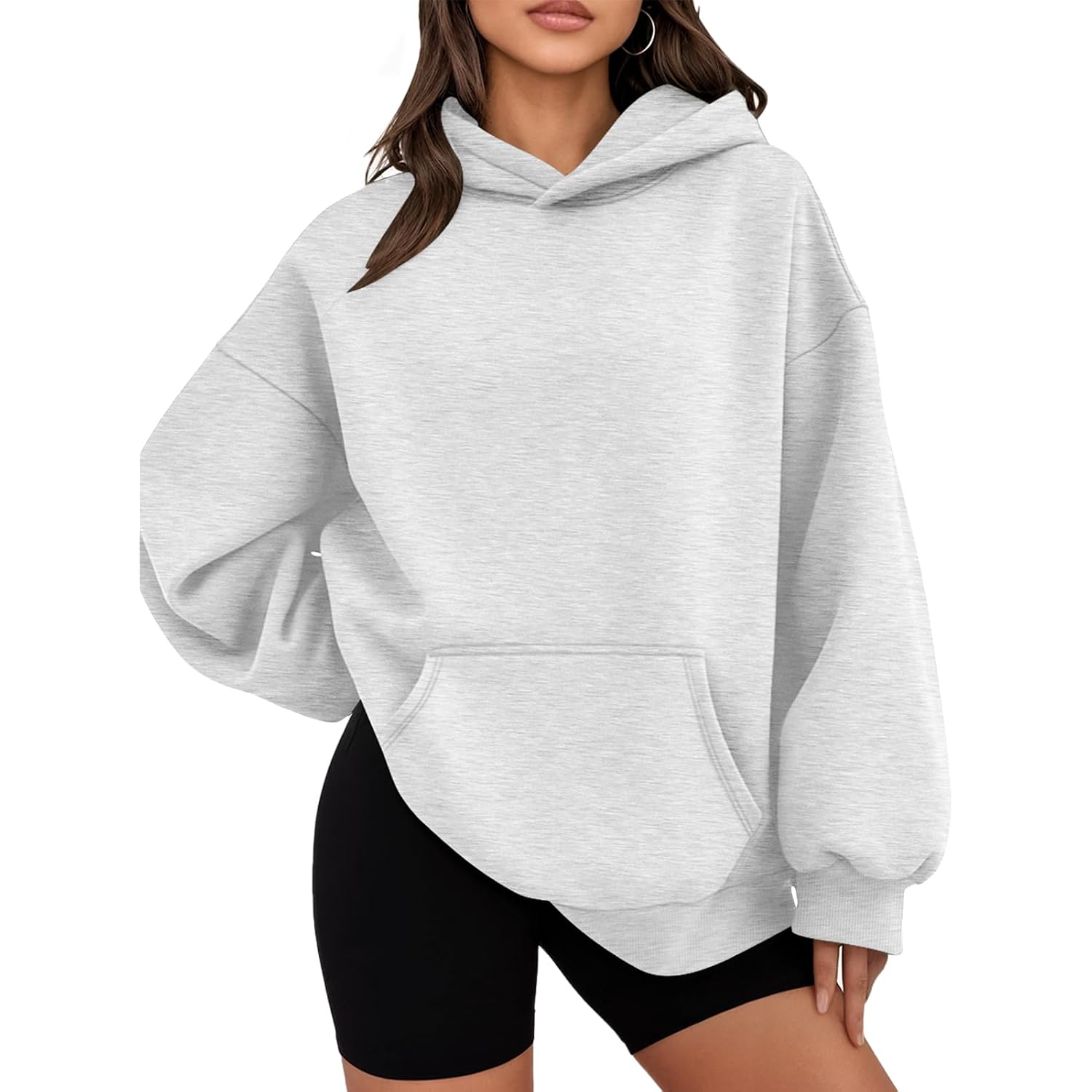 Wynnque Hoodies For Women Oversized Sweatshirts Fall Fashion Outfits 2026 Casual Sweaters Tops Fleece Workout Winter Clothes